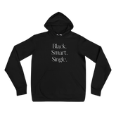 Black Smart Single Unisex Hoodie (S-2XL) $45.00-$46.50