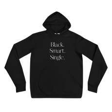 Black Smart Single Unisex Hoodie (S-2XL) $45.00-$46.50